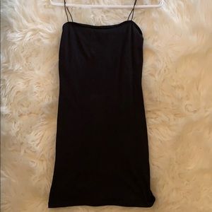 Short black tight dress
